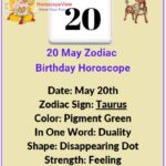 May 20 zodiac Taurus