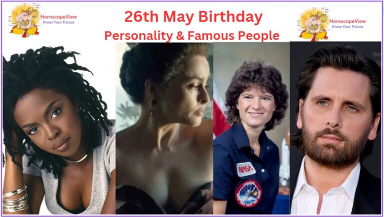 People Born on May 26 Love, Money and Health (May 26 Special)
