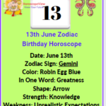 June 13 Zodiac Gemini
