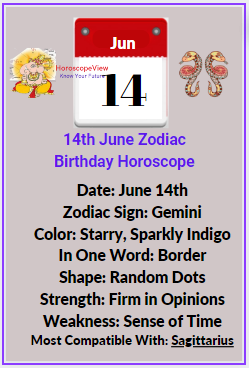 June 14 Zodiac Gemini
