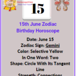 June 15 Zodiac Gemini