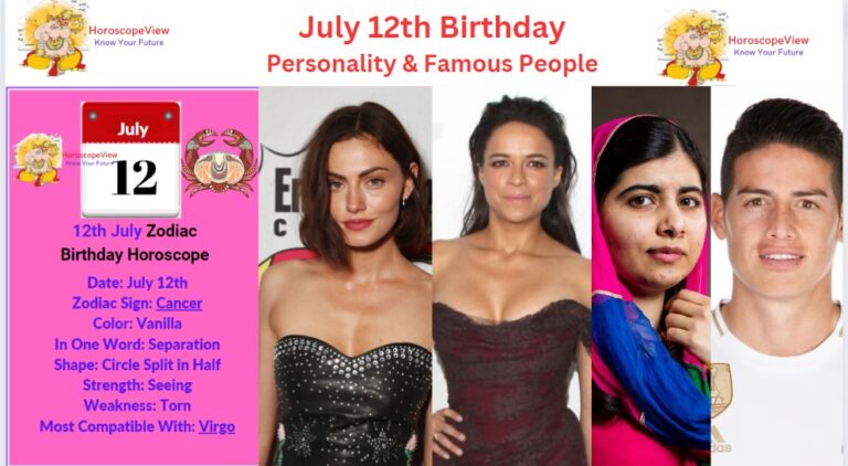 July 12 Zodiac Cancer - People Born on July 12