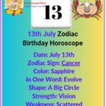July 13 Zodiac Cancer