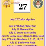 July 27 Zodiac Sign Leo
