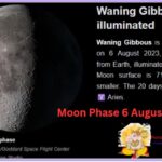 Moon phase August 6 2023