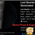 Moon phase August 8 2023