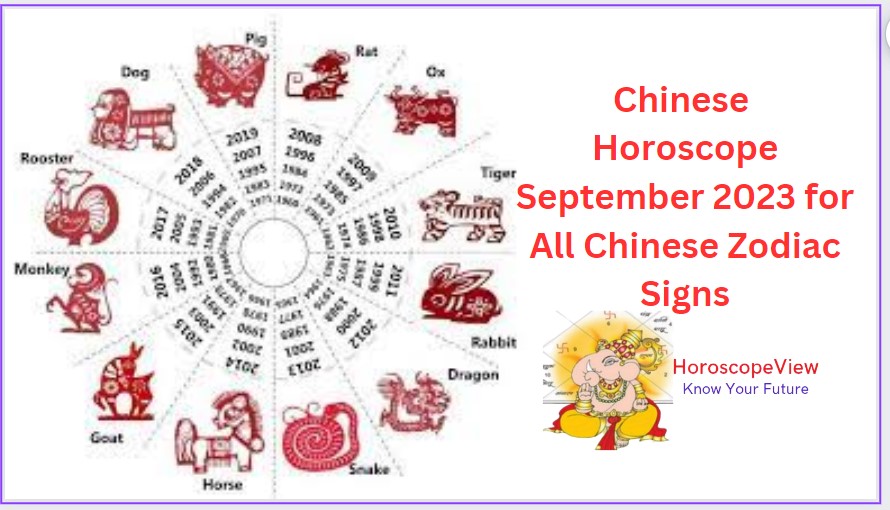 Chinese Horoscope September 2023
