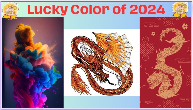 Lucky Color 2024 - The Key to Success Feng Shui (Dragon)