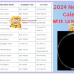 2024 new moon calendar