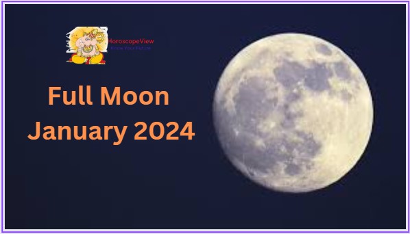 Full moon January 2024