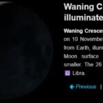 Moon Phase Today November 10 2023