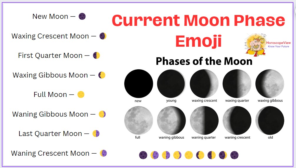 Current moon phase emoji