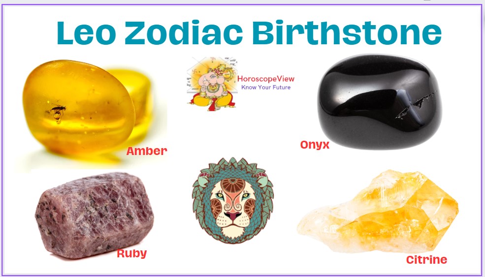 Leo zodiac birthstone