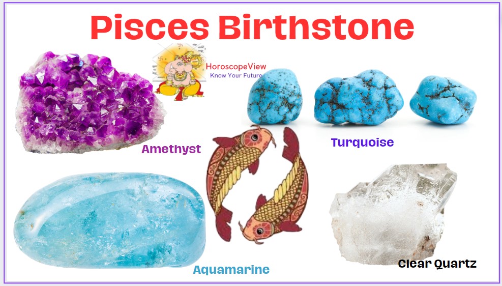 Pisces zodiac birthstone