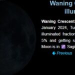 Moon phase January 9 2024