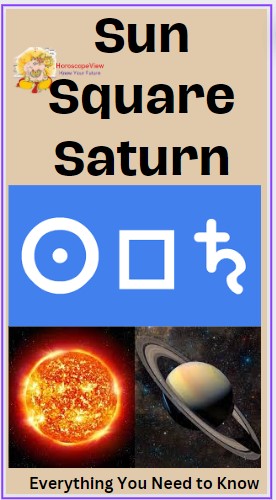 Sun Square Saturn