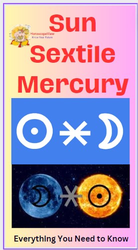 Sun sextile Mercury
