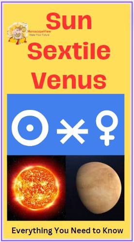 Sun sextile Venus