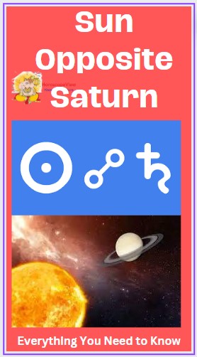 sun opposite Saturn
