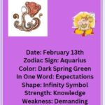 13 February zodiac