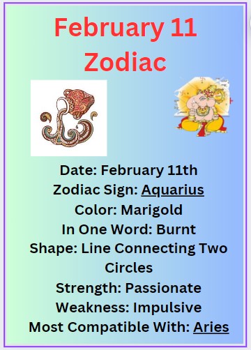 February 11th zodiac sign