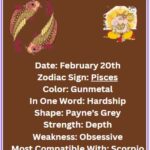 February 20 zodiac sign Pisces