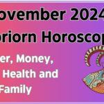 Capricorn Horoscope November 2024