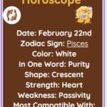 February 22 zodiac Pisces horoscope