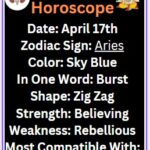 April 17 zodiac Aries Horoscope