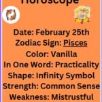 February 25 zodiac Pisces horoscope
