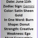 June 11 zodiac
