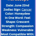 June 22 zodiac