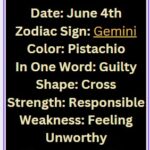 June 4 zodiac Gemini horoscope