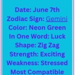 June 7 zodiac horoscope