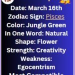 March 16 Pisces zodiac horoscope