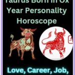 Taurus Ox Personality Horoscope