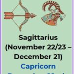 zodiac dates for December