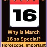 Why March 16 special is special