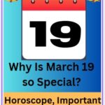 March 19 special day