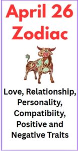 April 26 Zodiac Taurus Horoscope and Personality (2025)