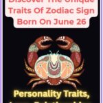 Discover The Unique Traits Of Zodiac Sign Born On June 26