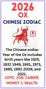 2026 Ox Chinese Zodiac Predictions for Love, Job, Career, Money