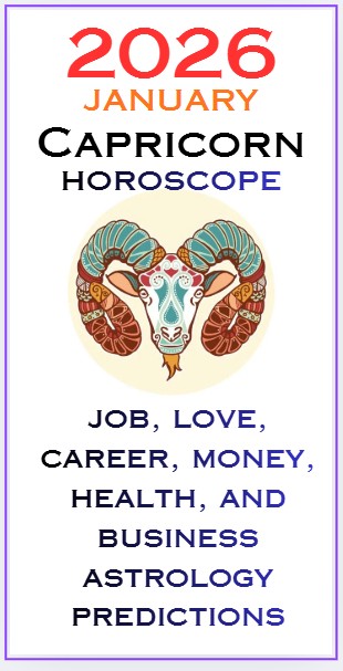 January 2026 Capricorn Horoscope