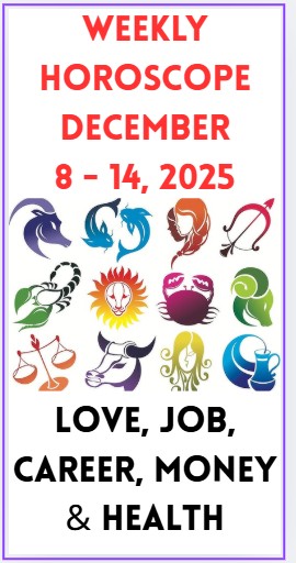 Weekly Horoscope December 8 - 14 2025